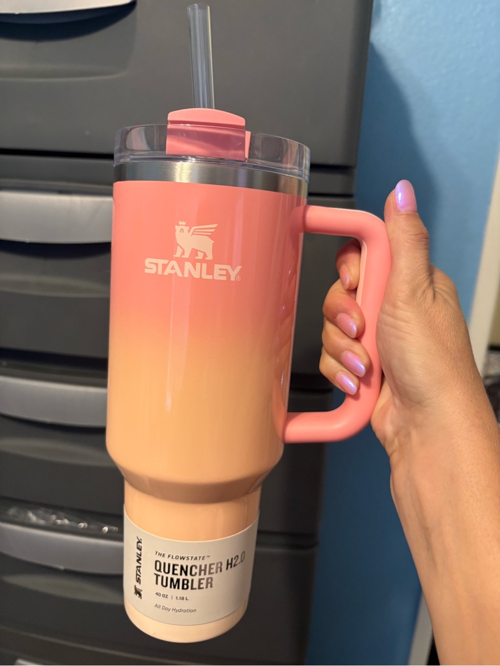 Stanley-PiNK Mesa Sunset-Ombré Quencher H2.0 40oz Tumbler-Limited edition-NEW